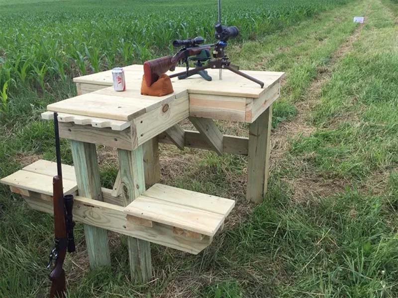 Built a shooting bench