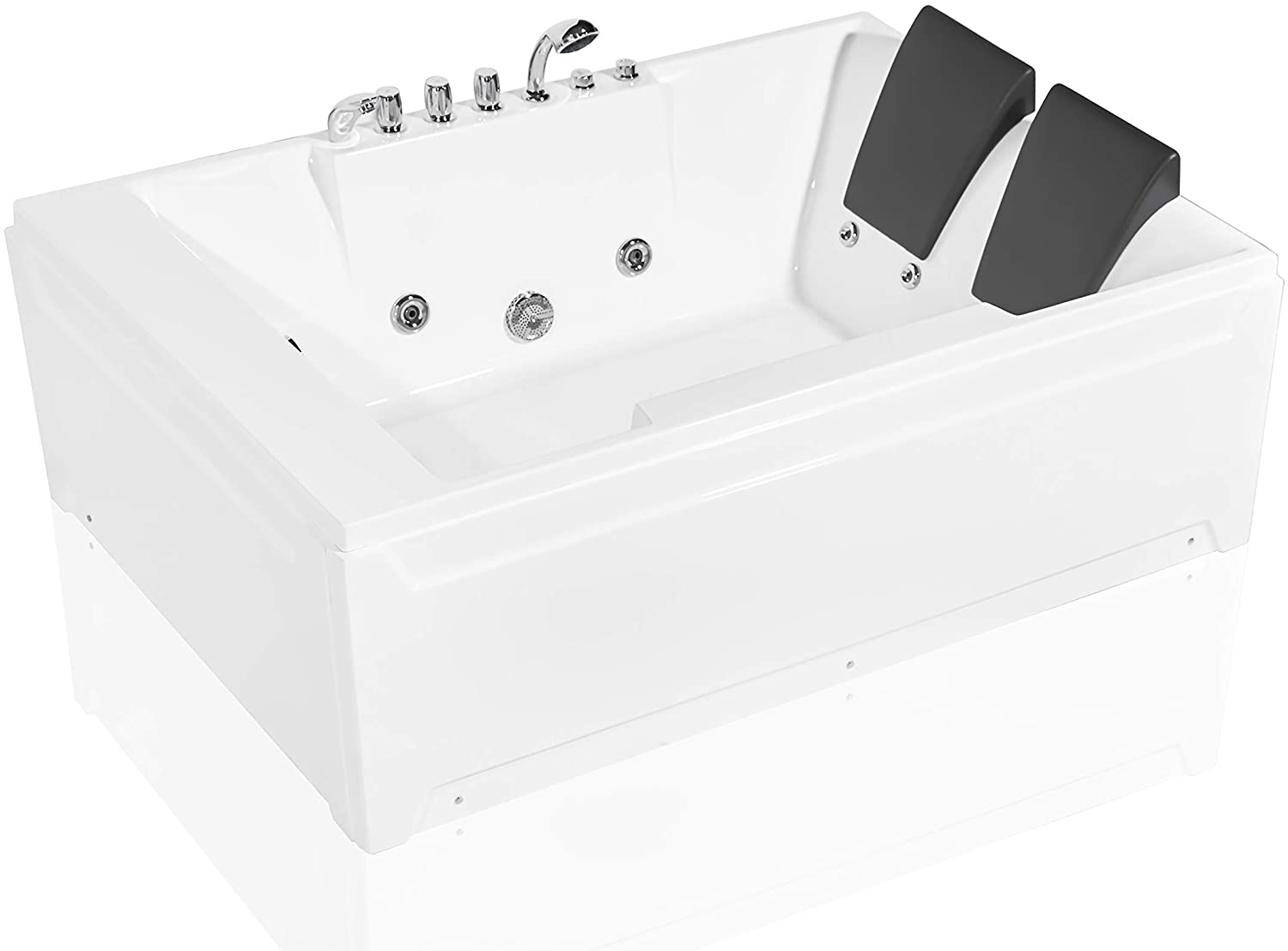 Empava 72 in. Acrylic Whirlpool Bathtub