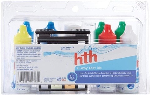 HTH 6-Way Test Kit for Pool Water