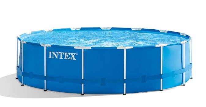 Intex 15ft X 48in Metal Frame Above Ground Pool Set