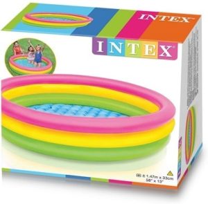 Intex Kiddie Pool - Kid's Summer Sunset Glow Design