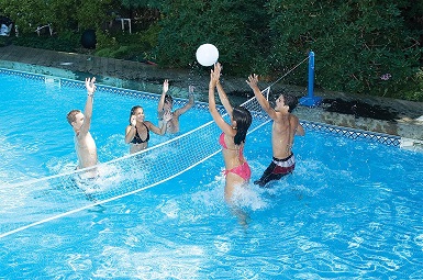 Swimline 9186 Molded Cross-Pole Volly