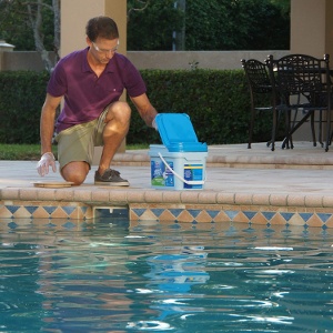 a pool chlorine tablets