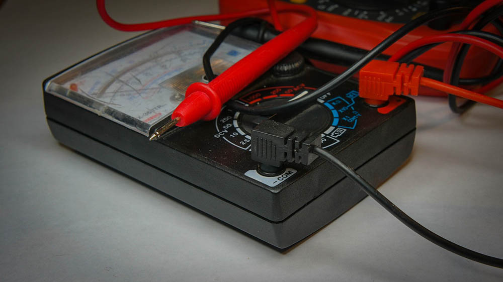 close up multimeter