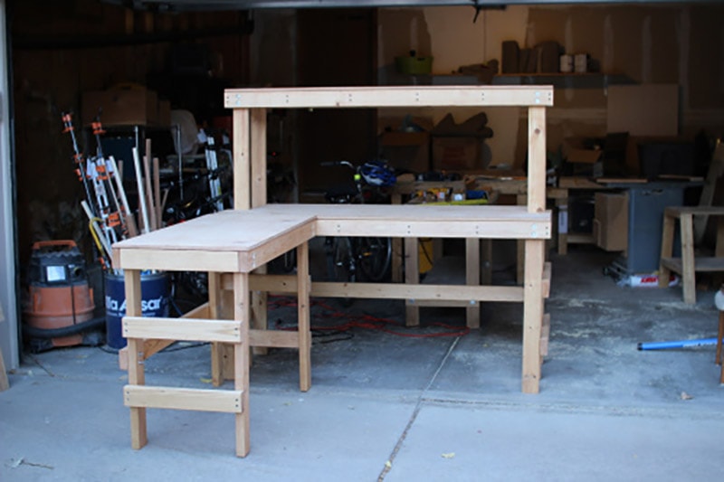 diy corner desk