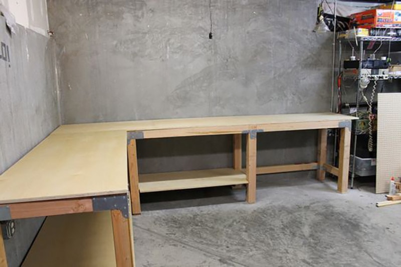 diy garage workbench