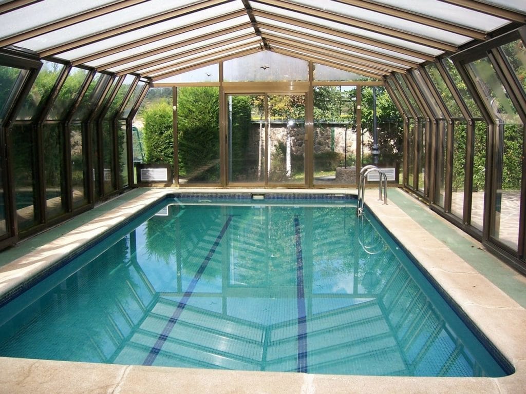 heated swimming pool