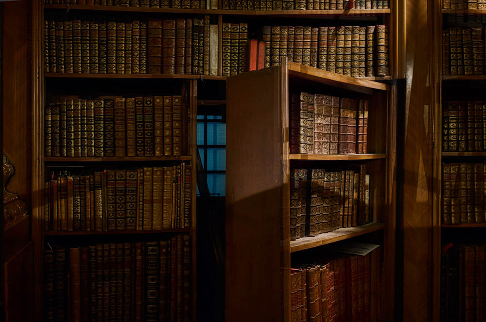 hidden bookcase door