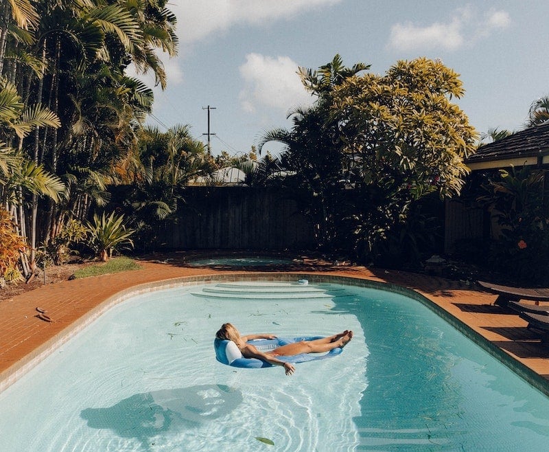 outdoor swimming pool