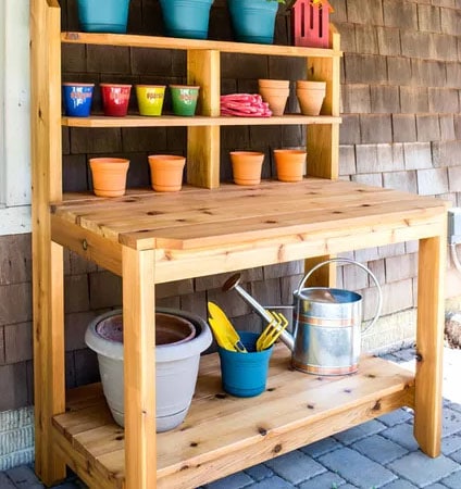 Pallet Potting Bench