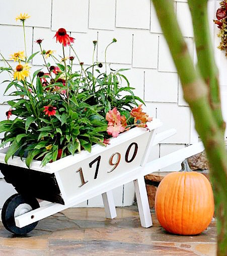 diy multipurpose rustic wheelbarrow