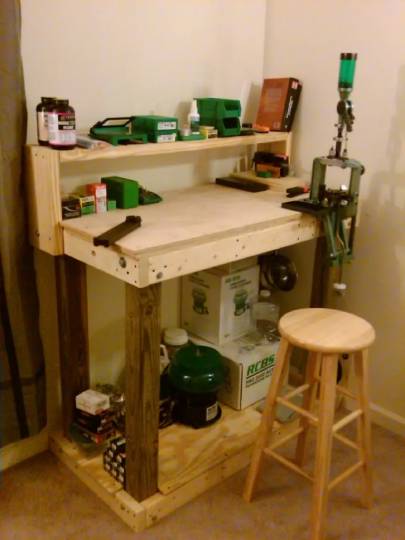 diy reloading bench