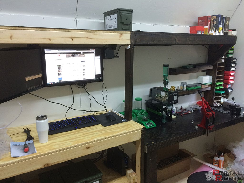 diy reloading bench