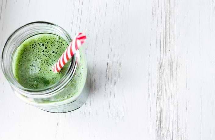 Healthy green juice