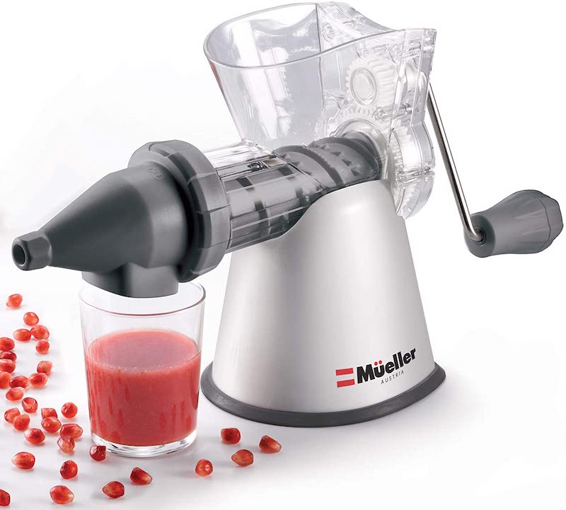 Mueller hand crank juicer