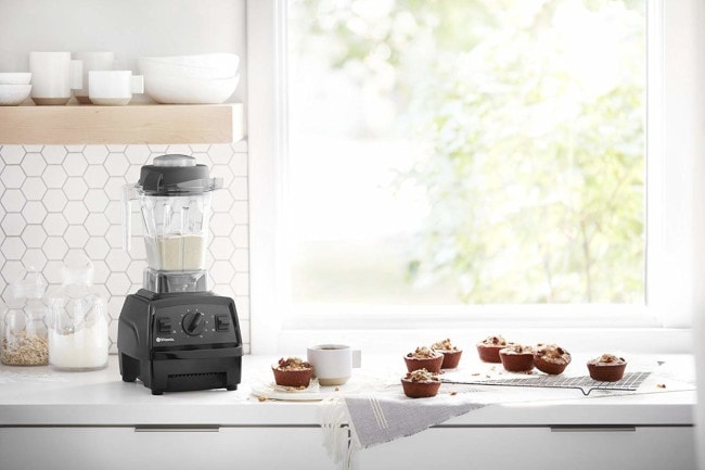 blender and cupcakes