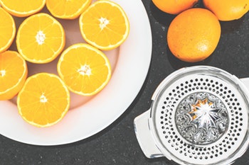 a beautiful citrus juicer