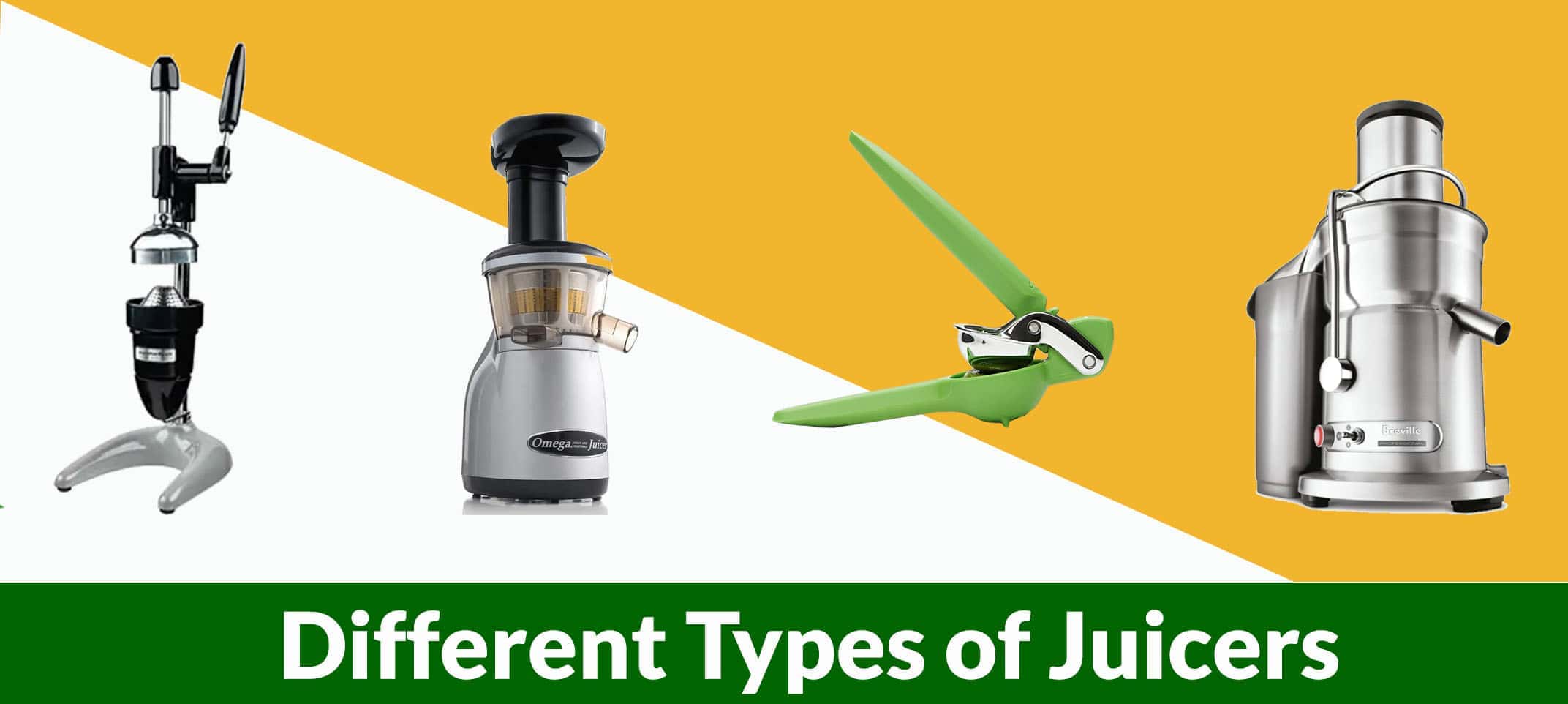 different types of juicers