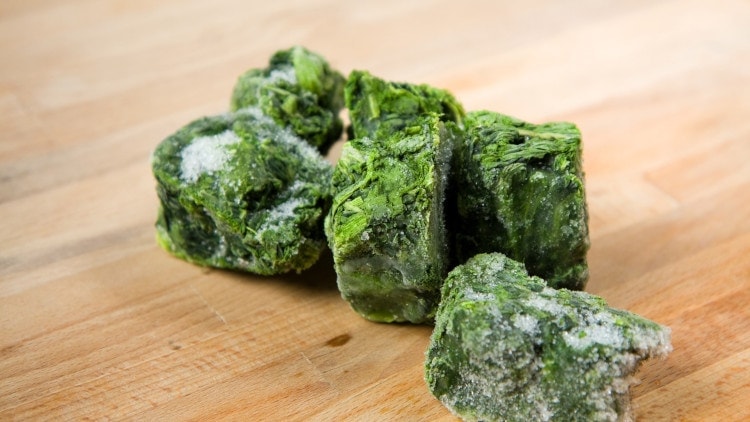 freeze your spinach