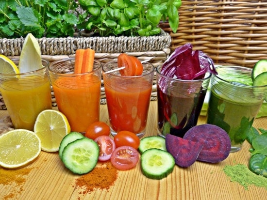 fruits and vegetables juice