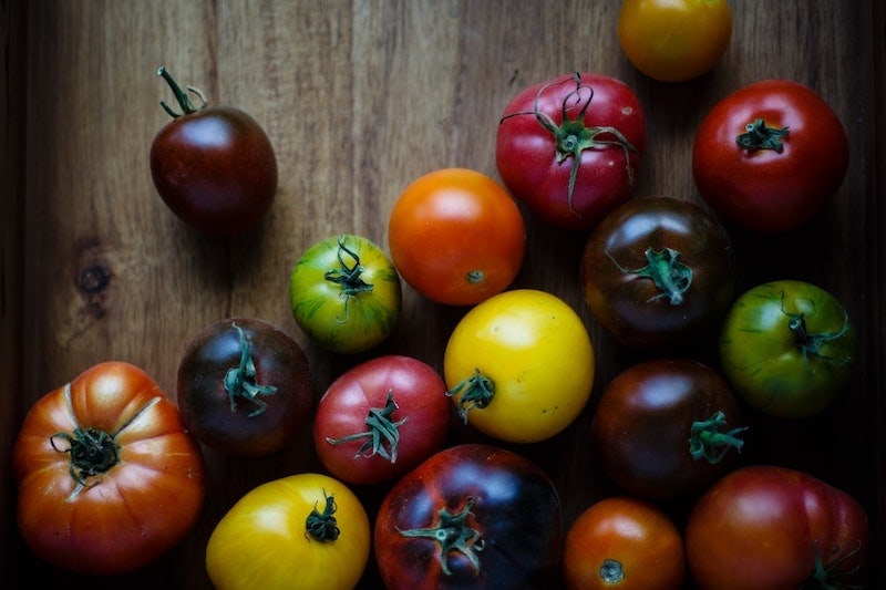 garden fruits and vegetables