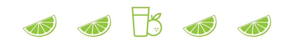 divider - juice orange