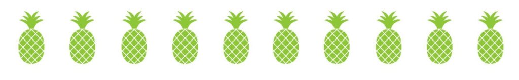 divider - pineapple