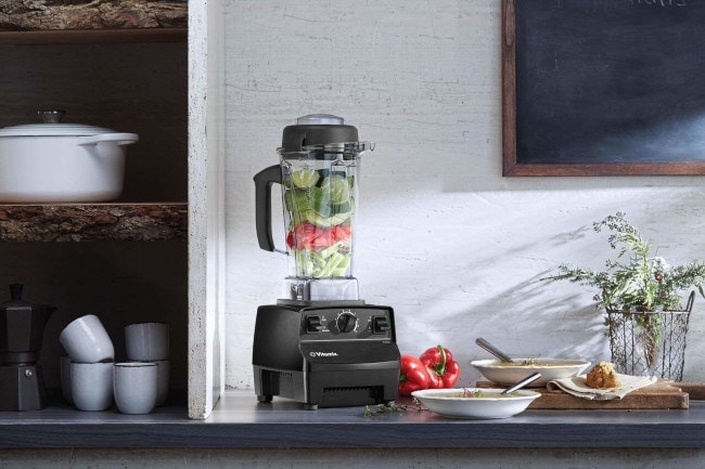 blender with vegetable