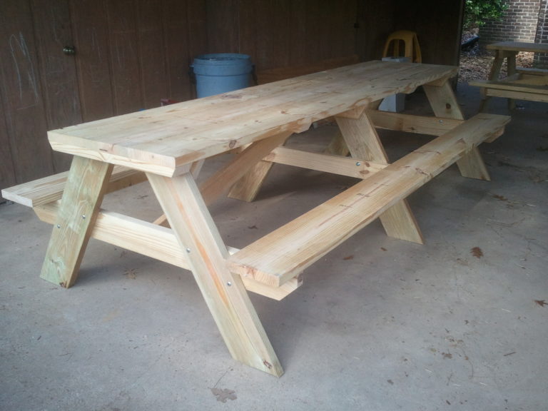 10-foot picnic table