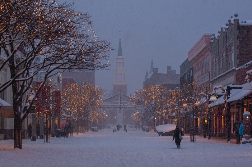 Church Street in downtown Burlington, Vermont