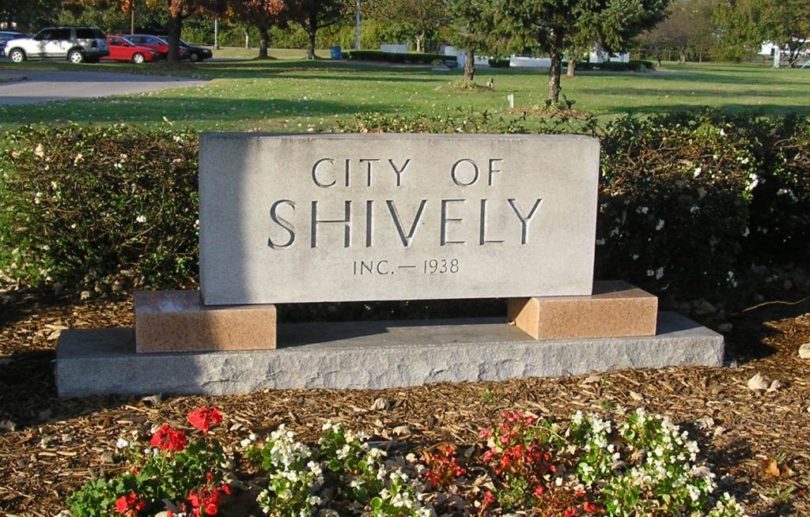 City of Shively, Ky marker
