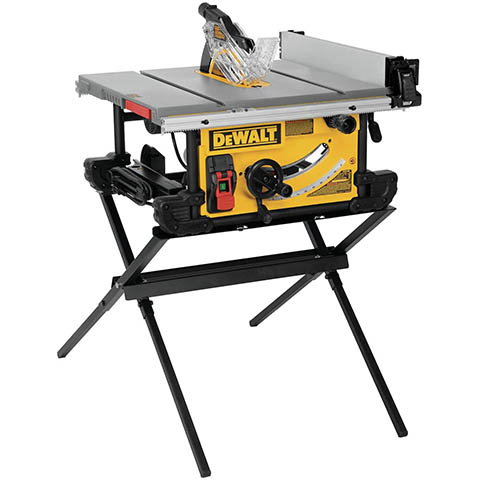 DEWALT DWE7491X 10 In. Table Saw with Scissor Stand