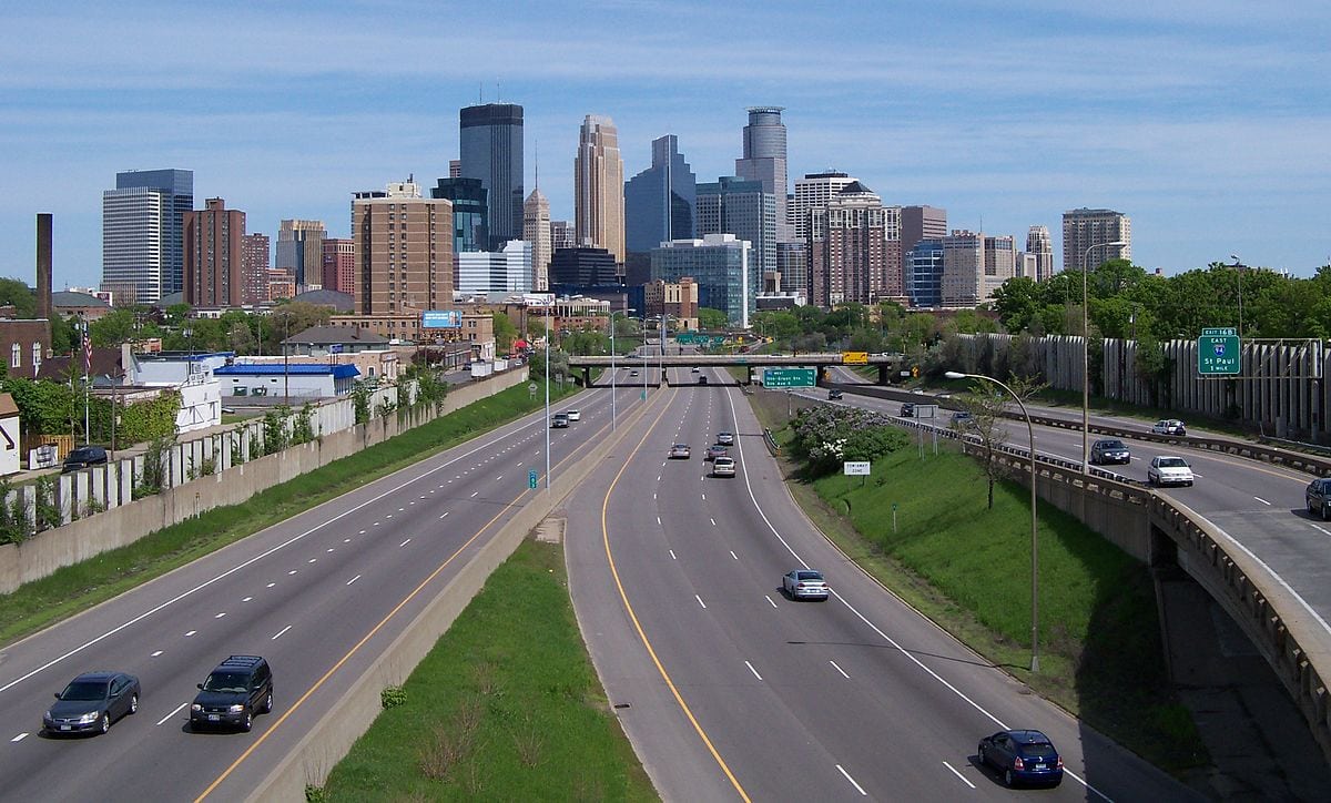 I-35W and Minneapolis skyline 5