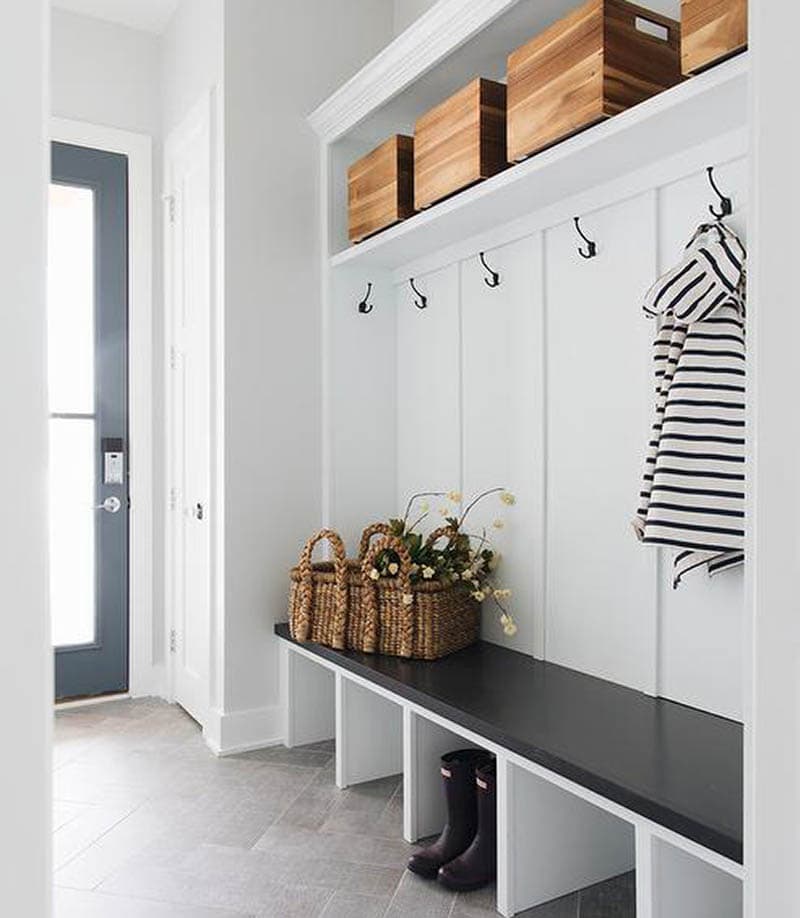 Open Bottom Mudroom Bench
