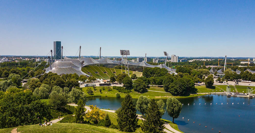 olympic mountain in Munich Germany