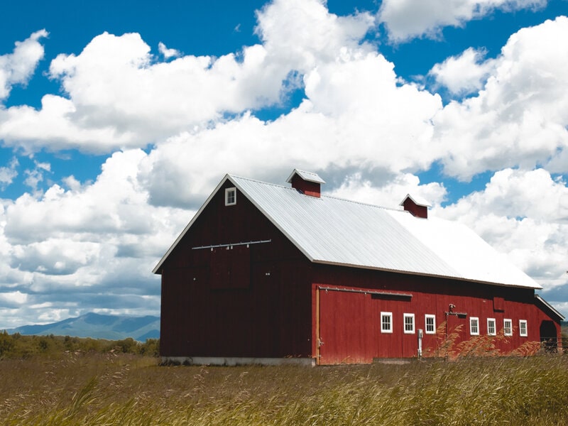 williston vermont barn house red prairie
