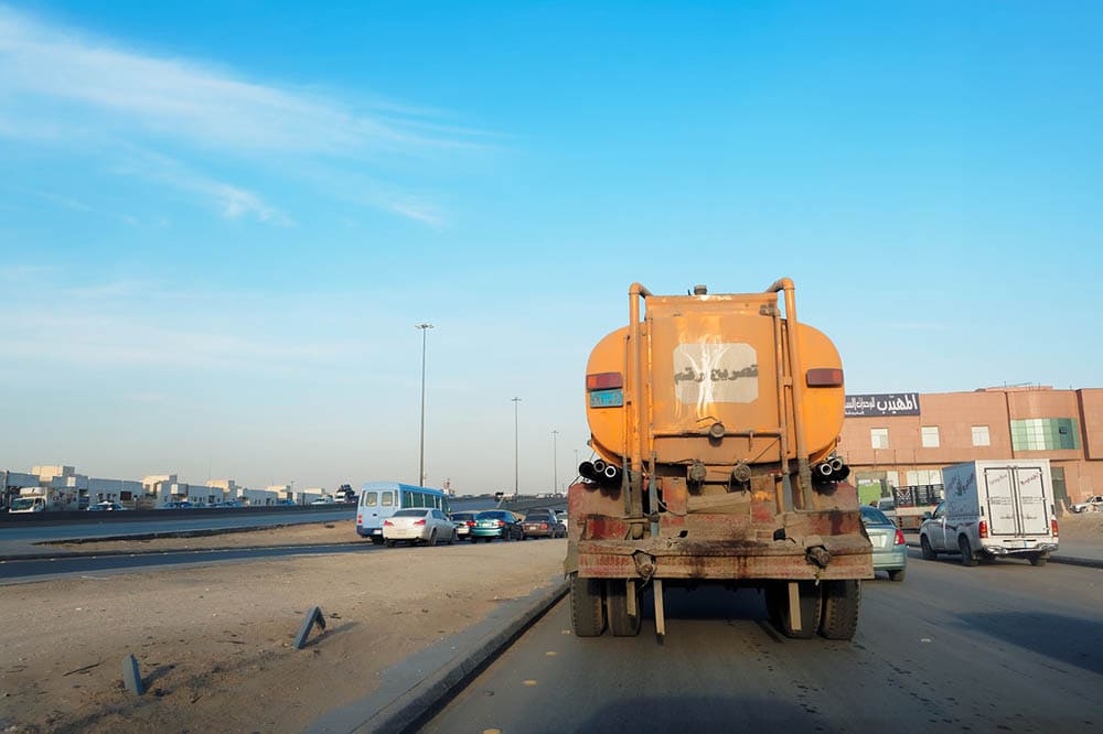 traffic in Saudi Arabia