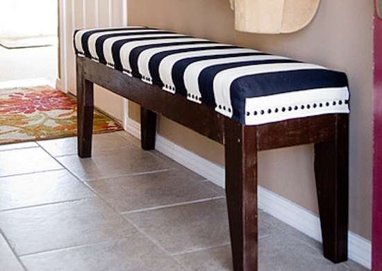 upholstered diy bench