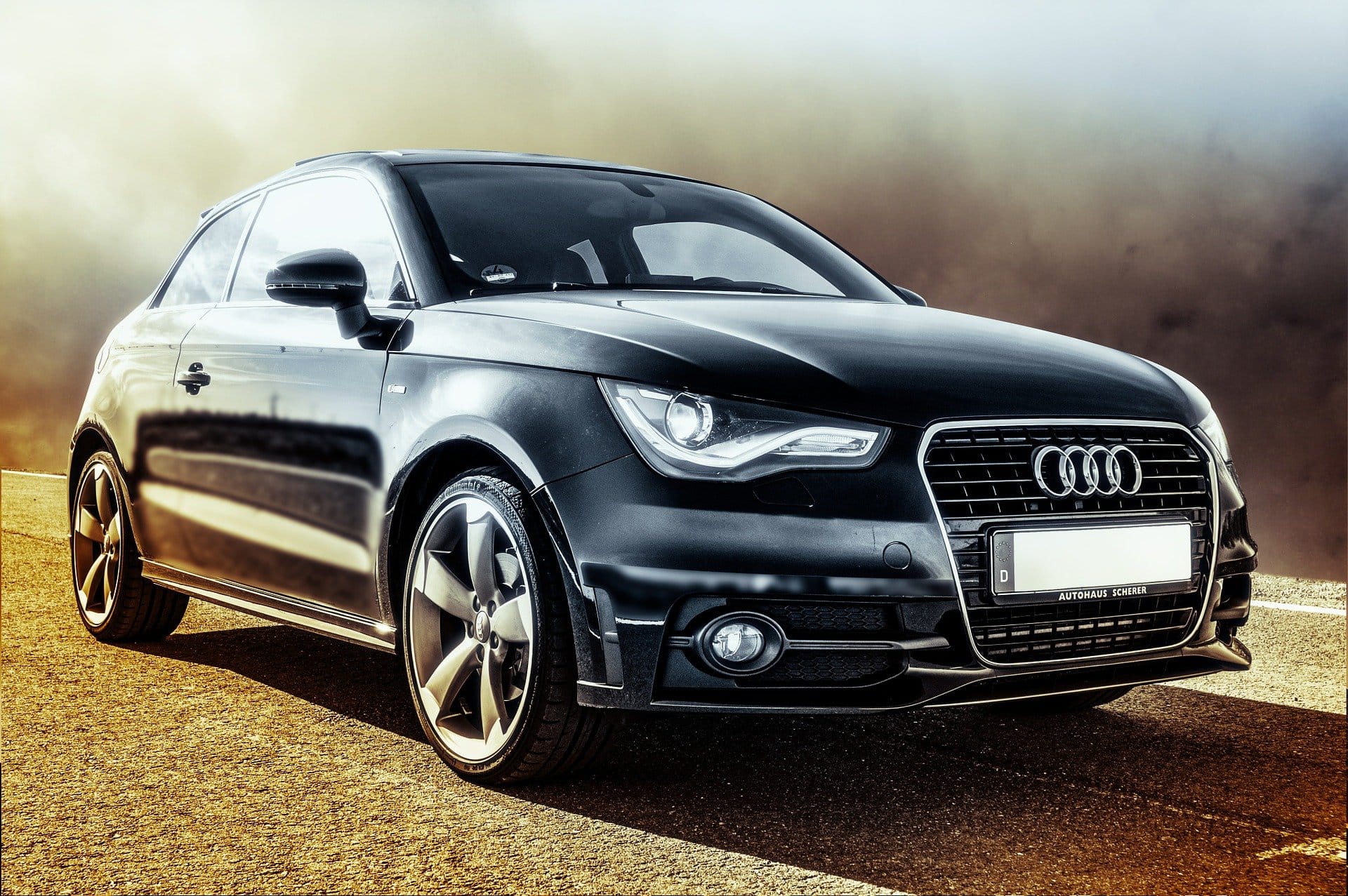Audi Black Car