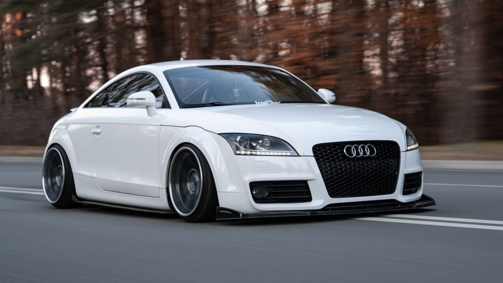 Audi White Car
