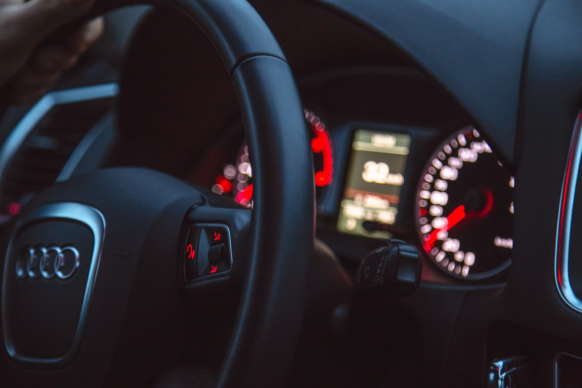 Audi steering wheel
