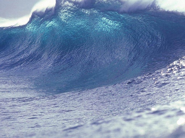 Close up wave