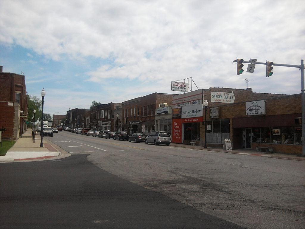 Commercial Avenue Downtown Lowell, IN