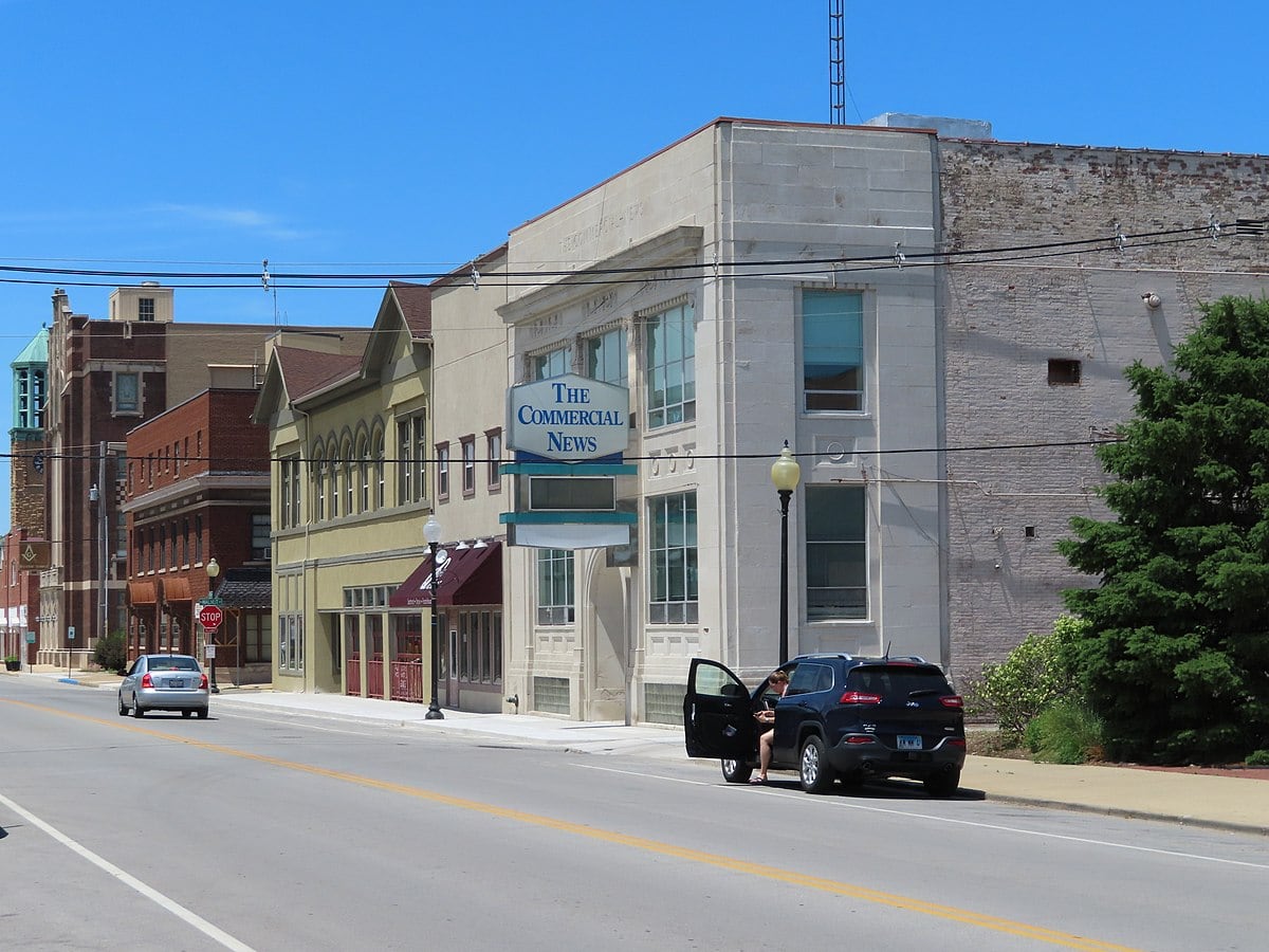Commercial News building, Danville, Illinois