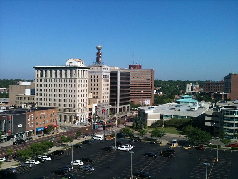 Downtown Flint Michigan