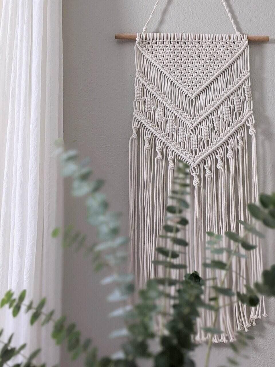 Macrame on wall