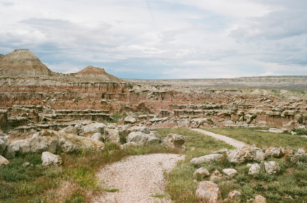 Photo of the Gooseberry Badlands near Worland, Wyoming