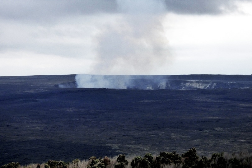 Volcano erupting underwater Kilauea, HI