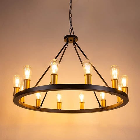 Wellmet Foyer Chandelier Light Fixture