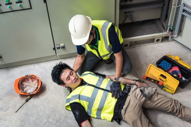 accident at construction site